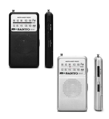 Sanyo radio portátil bolsillo am/fm ks-107 - ks-107_ALL