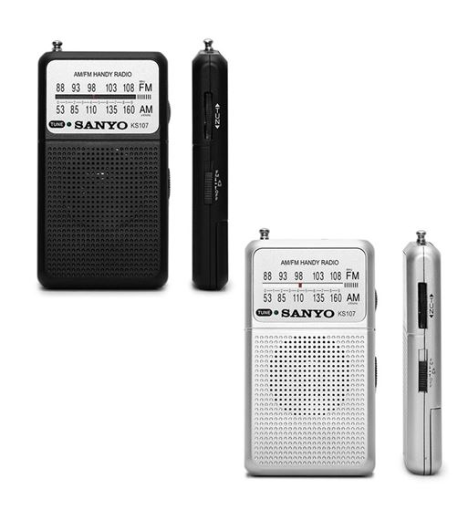 Sanyo radio am/fm a pilas mini ks-107 - ks-107_ALL