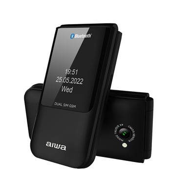 Aiwa teléfono móvil senior 2.4" flip phone negro fp-24 - FB-24_1