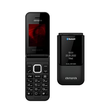 Aiwa teléfono móvil senior 2.4" flip phone negro fp-24 - FP-24_2