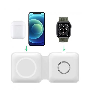 Cargador base con carga rápida inalámbrica 2 en 1 móvil y reloj fsd1652 - FSD1652_2