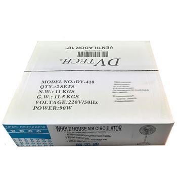 Dvtech ventilador pie 45cm 18" 90w industrial pack de 2 dv-410-x2 - DV-410-PACK2UDS_B01