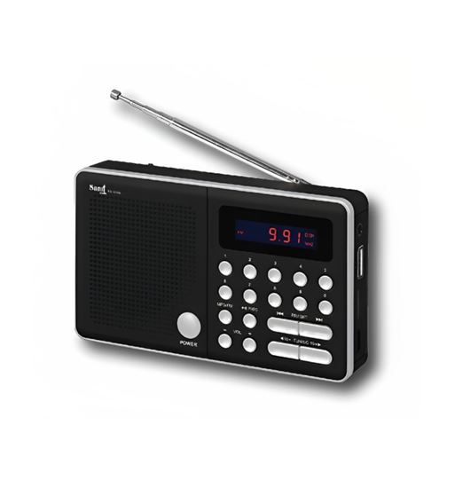 Sami radio digital recargable con memoria usb/microsd led rs-12105 - RS-12105