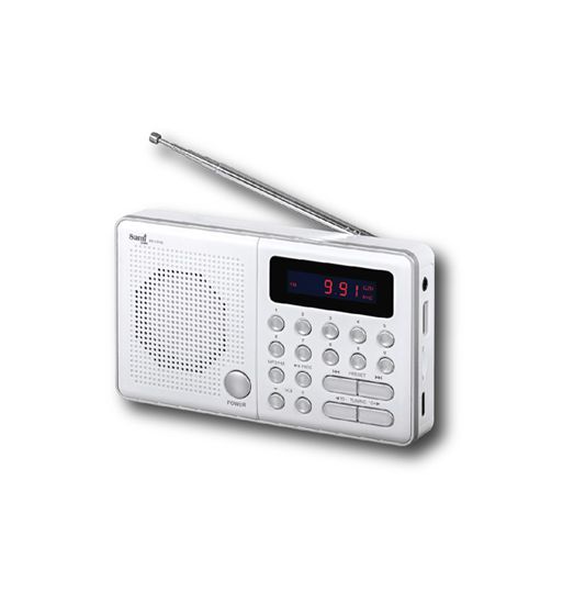 Sami radio digital recargable con memoria usb/microsd led rs-12105 - RS-12105