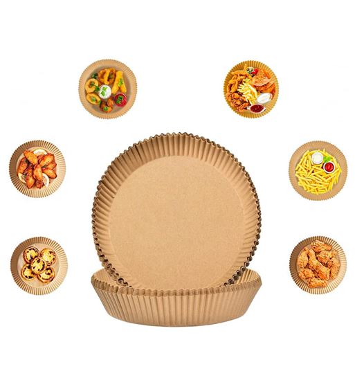 Platos de papel para freidora de aire antiadherentes 20cm 50 uds. paf-50 - PAF-50