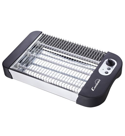 Comelec tostador plano 900w inox/negro tp-7065 - TP-7065_B00