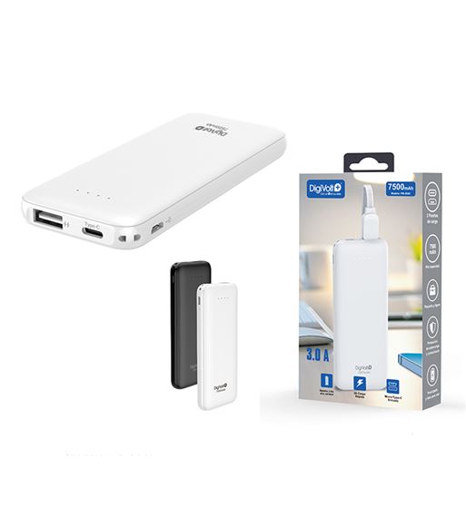 Digivolt power bank 7500 mah 3.0a tipo c pb-3045 - PB-3045