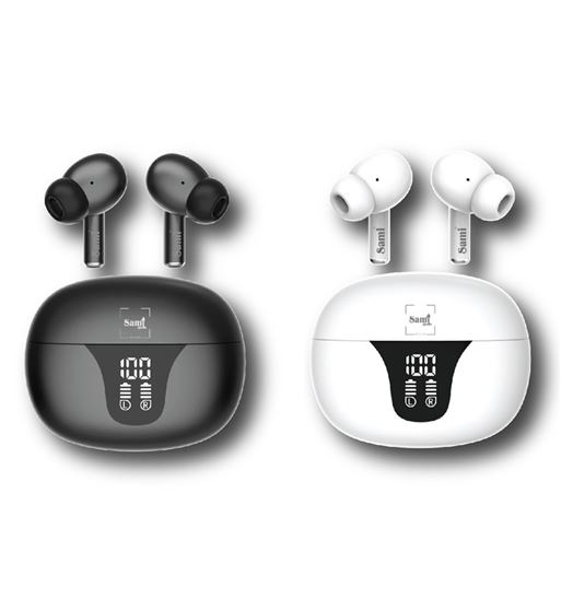 Sami auriculares tws air buds lcd dual c/cargador 280mah rs-12425 - RS-12425