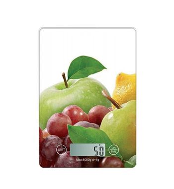 Omega báscula de cocina digital 5kgs diseño frutas obskwa ome45504 - OME45504