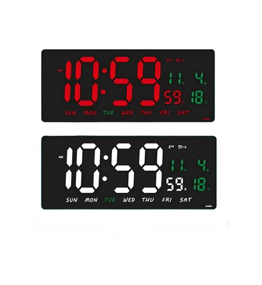 Sanda reloj de pared 36.5cm sensor calendario tª alarma lcd sd-4126 - SD-4126