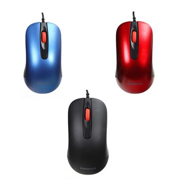 Omega ratón óptico usb 1000 dpi xl con cable om0520cb - OM520CB