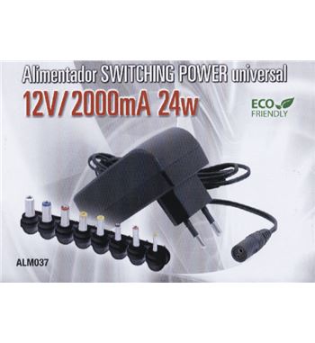 Nimo alimentador 12v 2000ma 24w alm-037 - ALM-037