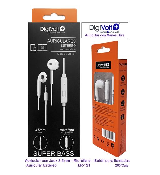Digivolt auricular movil c/micro er-121 - ER-121
