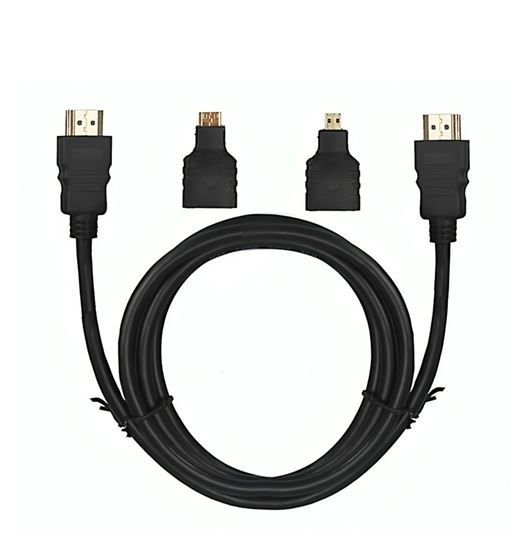 Sanda cable adaptador hdmi a mini y micro hdmi 1.5m sd-4550 - SD-4550