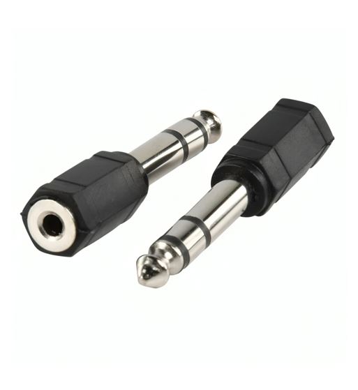 Sanda clavija adaptador audio jack 3.5 a jack 6.5 2 uds. sd-8015 - SD-8015