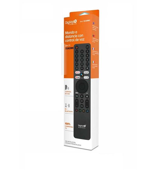 Digivolt mando smart tv compatible c/ xiaomi control voz bt xi-64 - XI-64_1