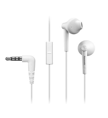Panasonic auriculares in-ear con cable y micro blancos rp-tcm55 - RP-TCM55
