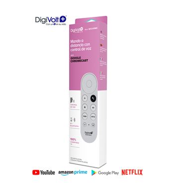 Digivolt mando smart tv comp. google chromecast control voz + ir bt gcc-67 - GCC-67