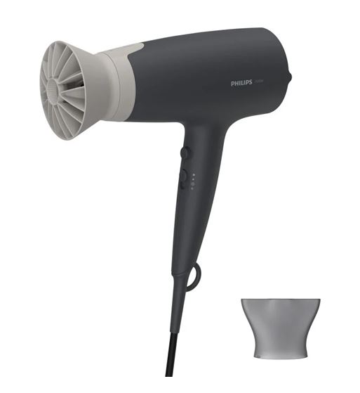 Philips secador de pelo 2100w con difusor serie 3000 6 niveles bhd-351 - BHD-351