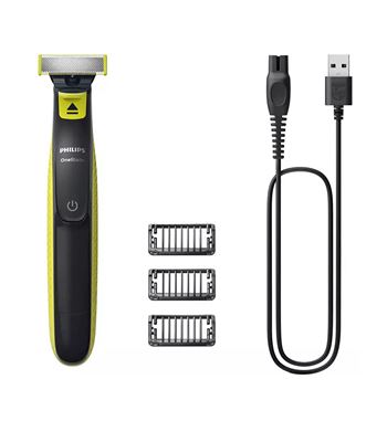Philips afeitadora recortadora recargable one blade 3 en 1 qp-2724 - QP-2724