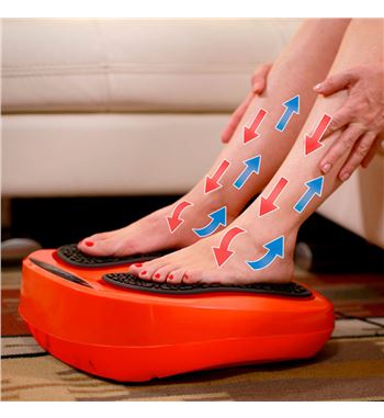 Silvano masajeador vibrador piernas 30w pantalla táctil led c/ mandovbm-340 - VBM-340_2