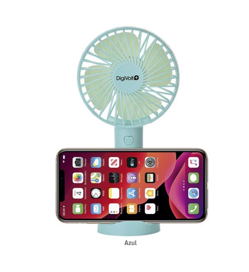 Digivolt ventilador mini de mano recargable 3 velocidades vt-6220 - VT-6220_1