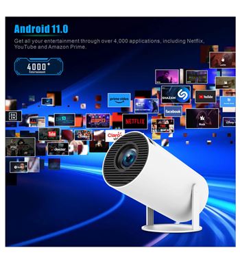 Mini proyector 4k con sistema android tv wifi mando bt 5.0 altavoz wf086 - WF086_3