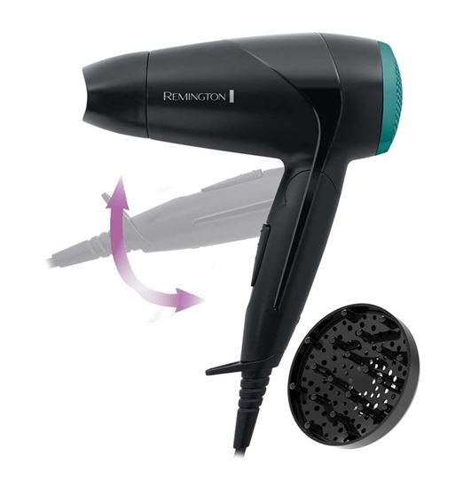 Remintong secador de pelo de viaje plegable con difusor 2000w d-1500 - D-1500