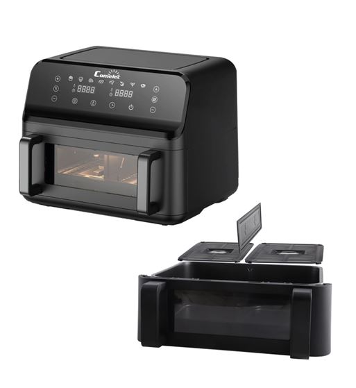 Comlec freidora de aire 9l 2700w doble cestillo independientes fa-9045 - FA-9045