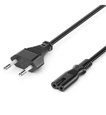 Cable de corriente typo 8 2 pines 250v 2.5a 1m skal01 - SKAL01