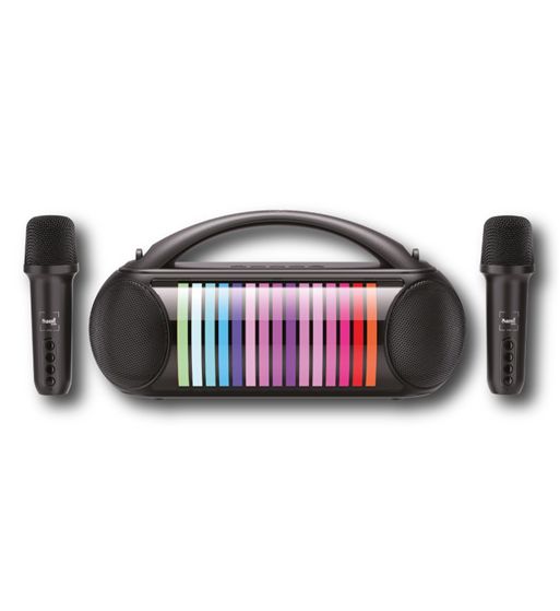 Sami altavoz karaoke multimedia 20w 2 mics inalámbricos ef. sonido rs-990 - RS-990