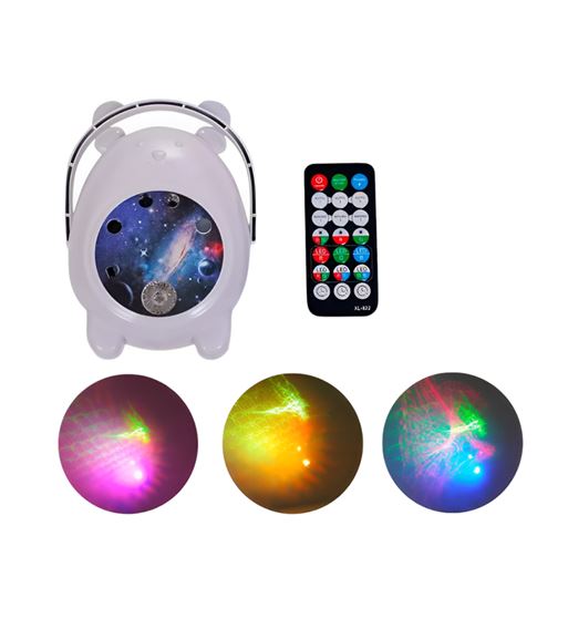 Luz disco proyector estroboscópico de luz láser led forma oso c/ mando - OSO-PARTY-1