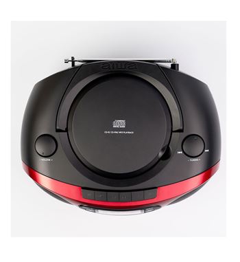 Aiwa radio cd cassette usb mp3 bt rojo bbtc-550rd - BBTC-550RD_5