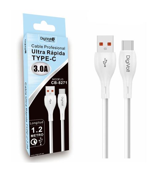 Digivolt cable tipo c profesional ultra rápido 3.0 a cb-8271 - CB-8271