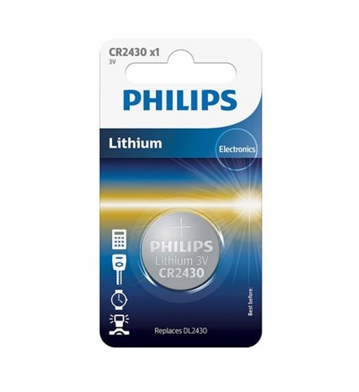 Pila de reloj cr-2430 blíster de 1 ud. philips - CR-2430-1