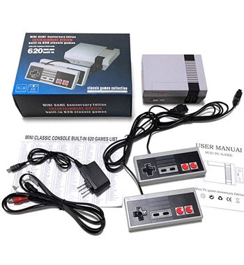 Consola mini classic retro para tv con 620 juegos arcade gm-620 - GM-620