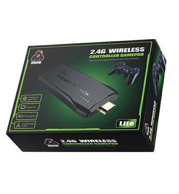 Consola juegos retro portátil 2 mandos stick lite 4k ultra hd gm112 - GM112_2