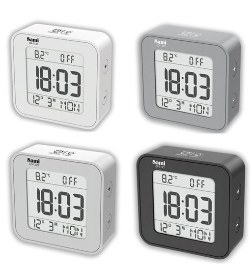 Sami despertador digital c/tª y calendario control volumen led ld-1121 - LD-1121