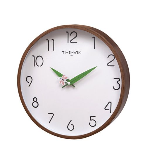 Timemark reloj de pared 30cm contorno madera secundero libélula cl-257 - CL-257
