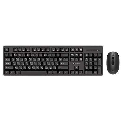 Xtrike me kit teclado + ratón inalámbricos 1600 dpi combo oficina mk-307 - MK-307