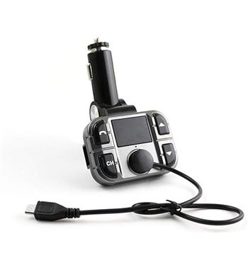 Omega transmisor de bluetooth coche con mando pantalla lcd outf28 - OUTF28_B