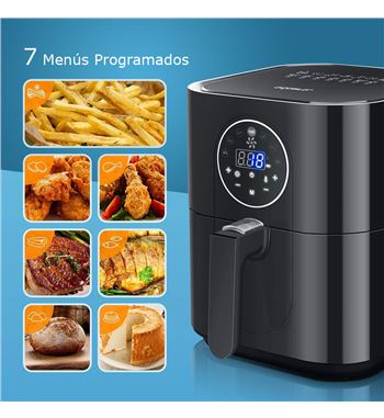 Aigostar freidora aire 3.5l 1500w mini cube digital 7 programas 300010vph - AG64-MINICUBE_B01