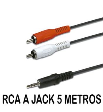 Cable jack 3.5 a 2 rca m 5 mtr wir328 - 220092
