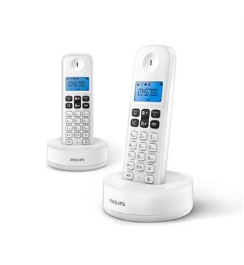 Philips teléfono inalámbrico duo con manos libres d-1612d - D-1612D