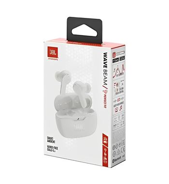 Jbl auriculares inalámbricos tws blancos in-ear 32h manos libres vibe beam - VIBE-BEAM_4