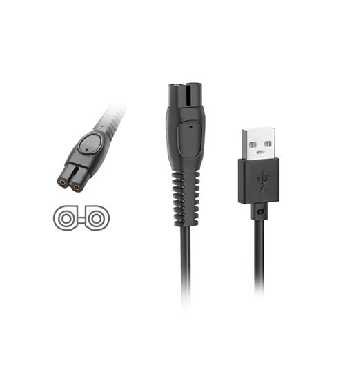 Pro stima cable de carga para afeitadora philips usb 1m 5v 1a xtd-a438 - XTD-A438_1