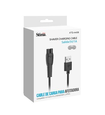 Pro stima cable de carga para afeitadora philips usb 1m 5v 1a xtd-a438 - XTD-A438_2