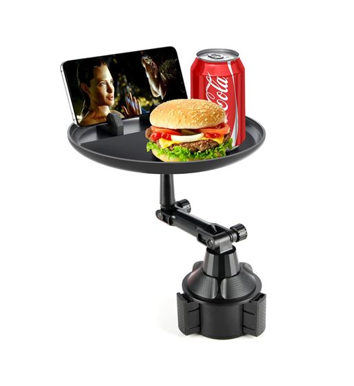 Sanda bandeja de comida para coche ajustable c/ soporte para móvil sd-3625 - SD-3625_1