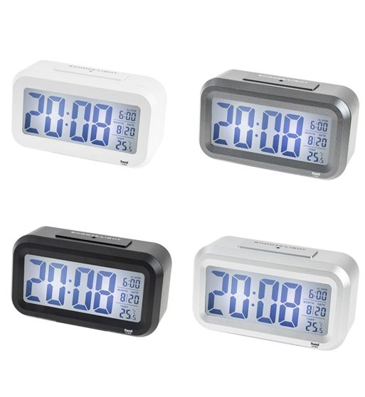 Sami despertador digital dígitos xl sensor luz nocturna cal. temp. ld-9820 - LD-9820