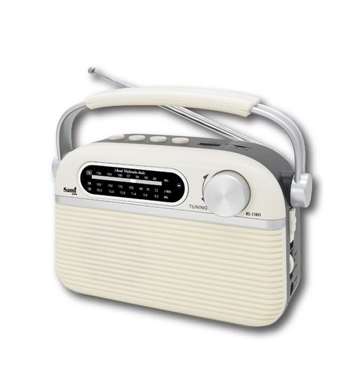 Sami radio clásica crema multimedia 3 bandas ac/dc rs-11841 - RS-11841